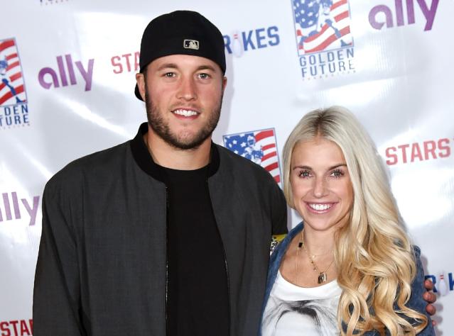 Matthew and Kelly Stafford are paying for the medical expenses for