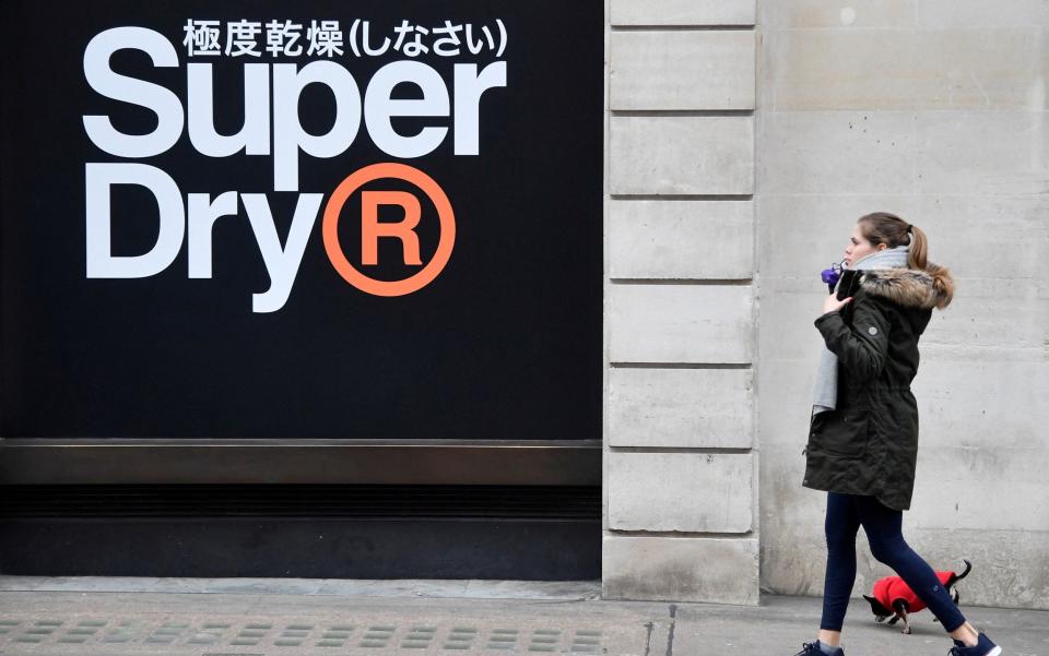 Superdry shares have plunged by nearly 50pc today