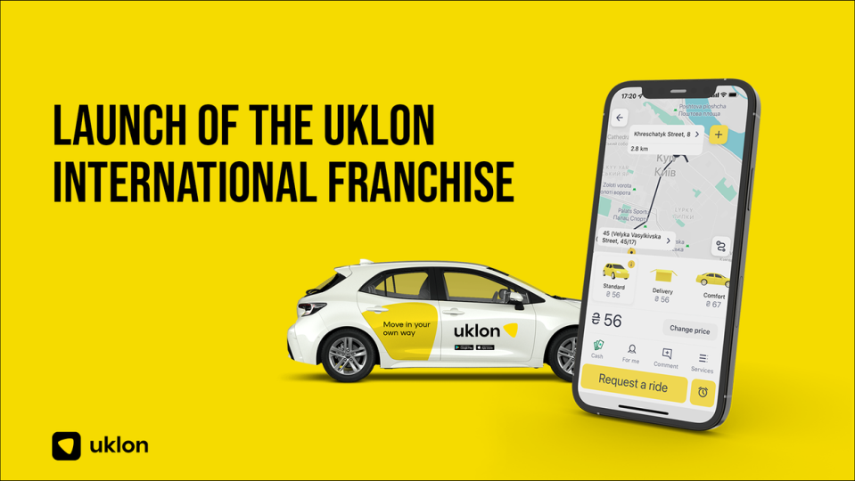 The international franchise launch of the Uklon promo. (uklon.com.ua)