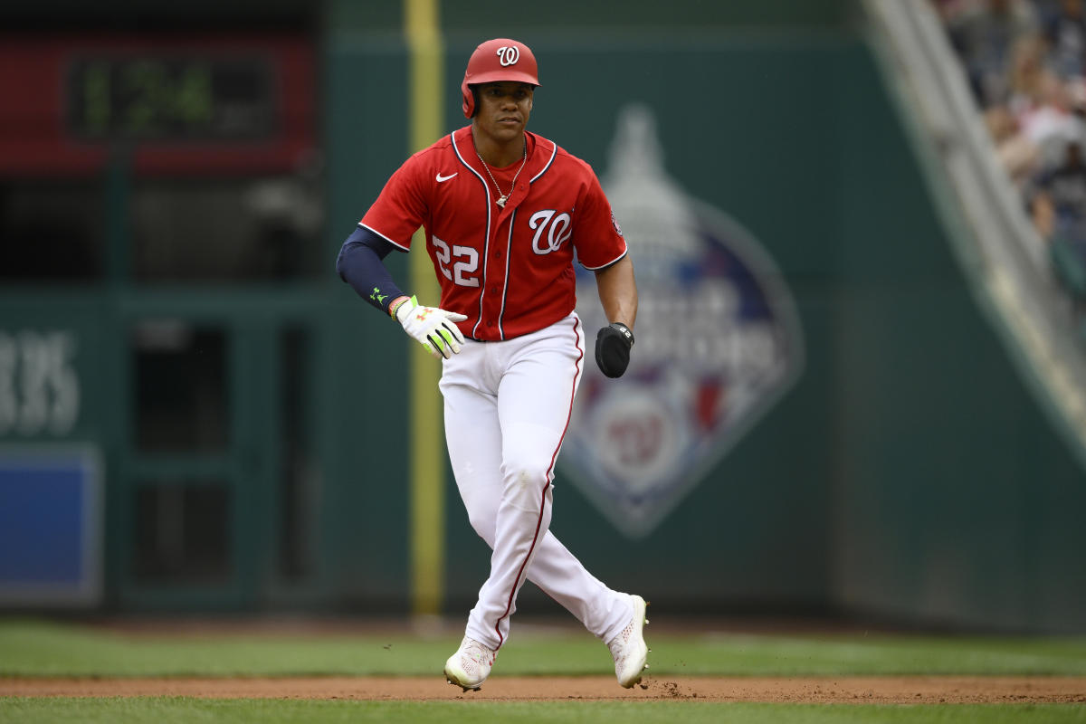 Juan Soto clobbers home run off Max Scherzer as Nationals seek to trade  All-Star before deadline