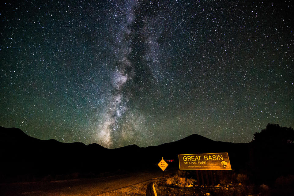 A starry sky at Great Basin National Park.