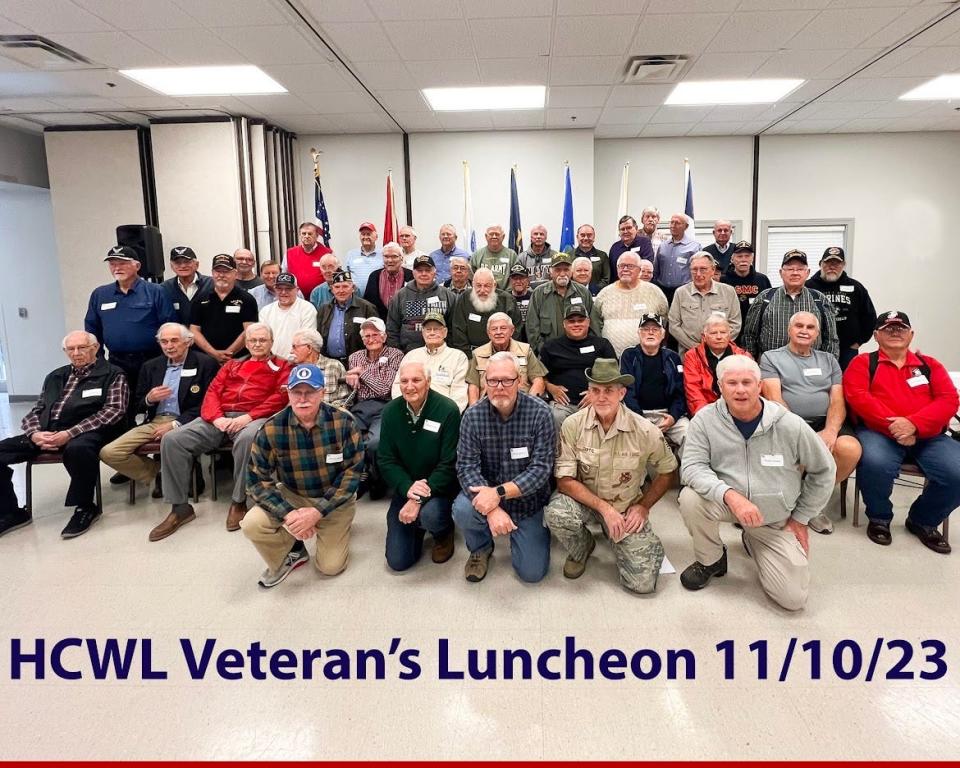 One of the popular events in Halls is the Veterans Day Luncheon.