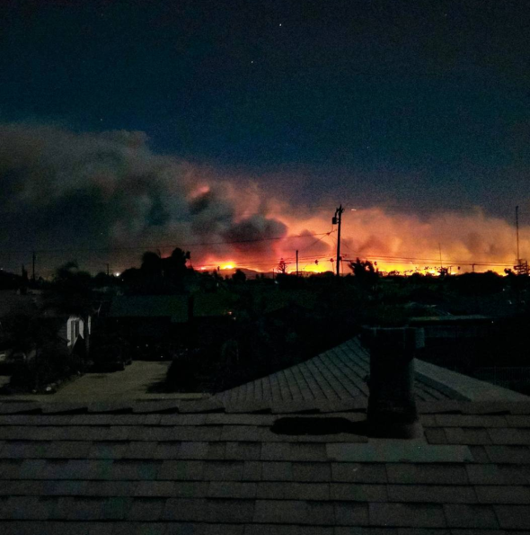 Thomas Fire photo