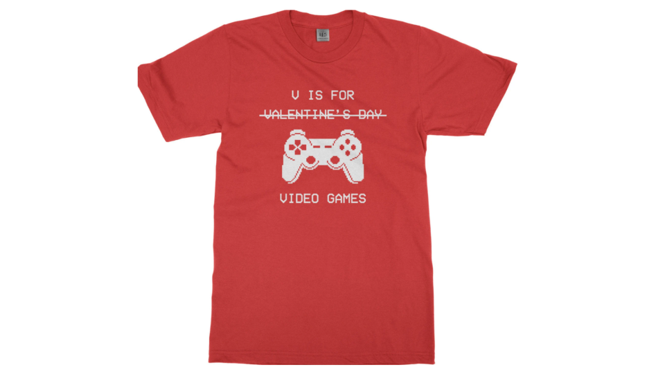 Valentine's gifts for kids: A gamer shirt