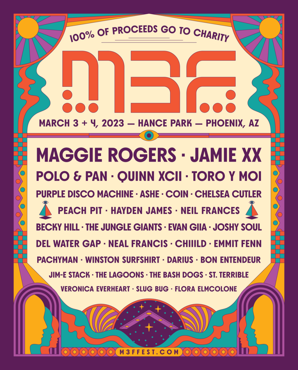 M3F festival in Phoenix has announced its 2023 lineup. Here's what you