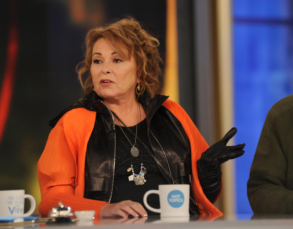 Roseanne Barr sparked widespread outrage after she sent out racist tweets about former Obama aide Valerie Jarrett. (Photo: Paula Lobo via Getty Images)