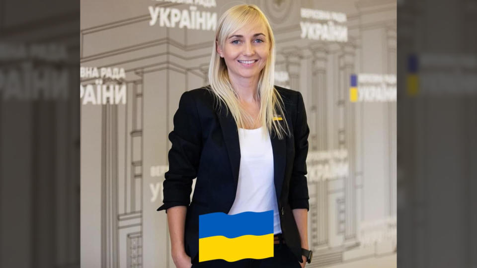 Ustinova’s headshot from the Ukrainian parliament (Courtesy of Oleksandra Ustinova)