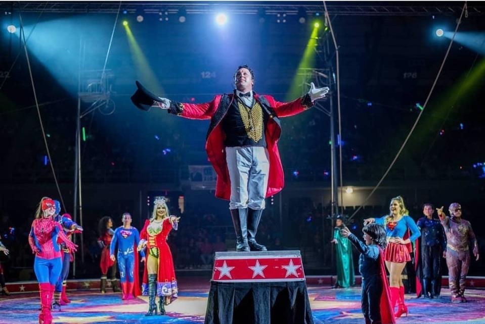 The ringmaster will have plenty to keep track of during the Carden Circus run at JQH Arena.
