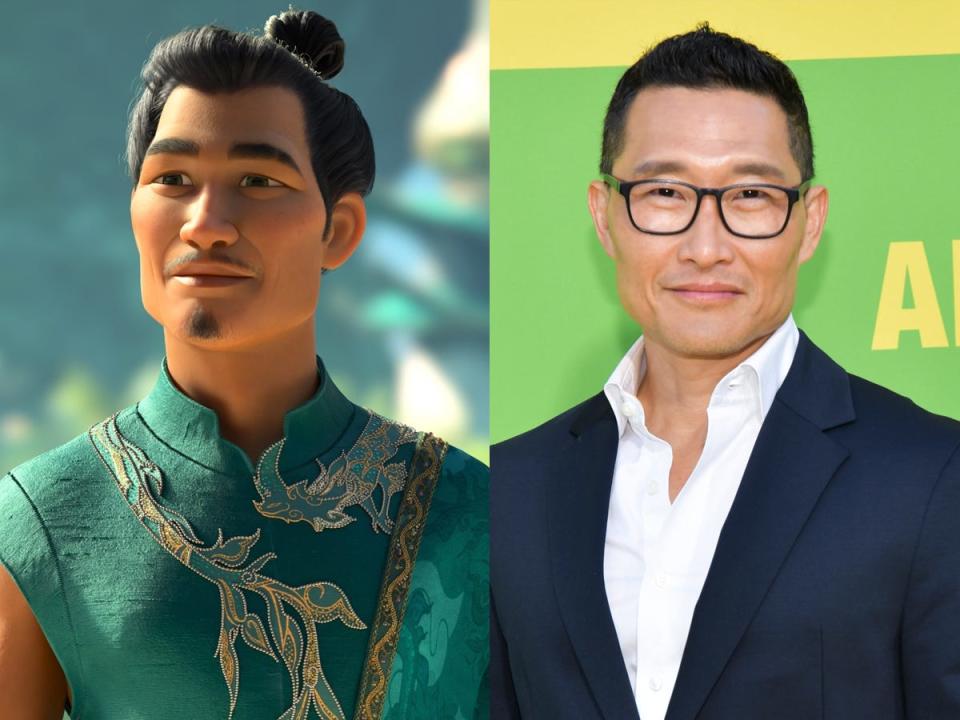 Benja Daniel Dae Kim  Raya and the Last Dragon movie cast in real life Disney 