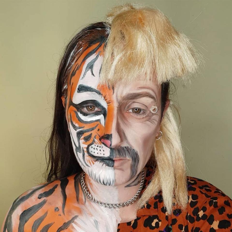 Joe Exotic Face Paint