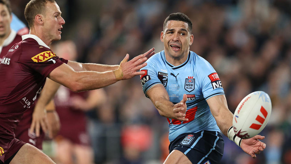 Seen here, Cody Walker in State of Origin Game III. 