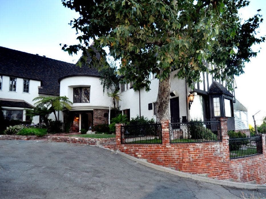 the exterior of Disney's Los Feliz home