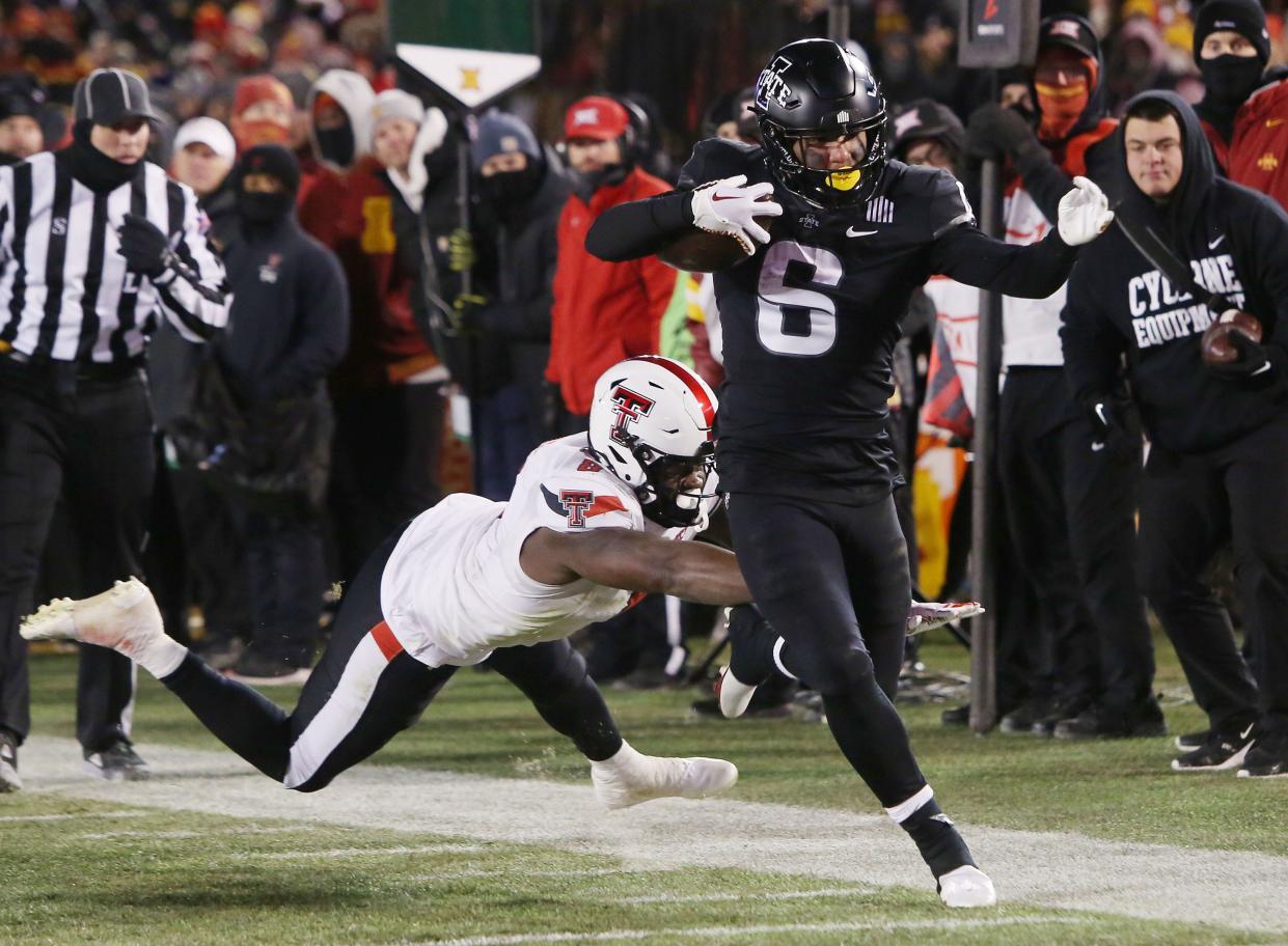 Who will be Iowa State's starting tailback in the Sept. 2 season-opening game against UNI at Jack Trice Stadium, Eli Sanders (seen here) or Cartevious Norton?