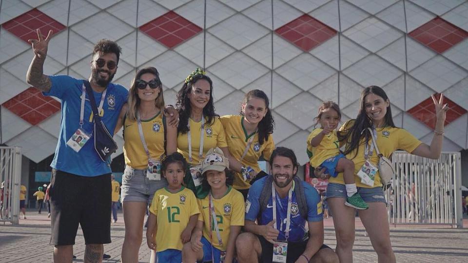 World Cup WAGs and family