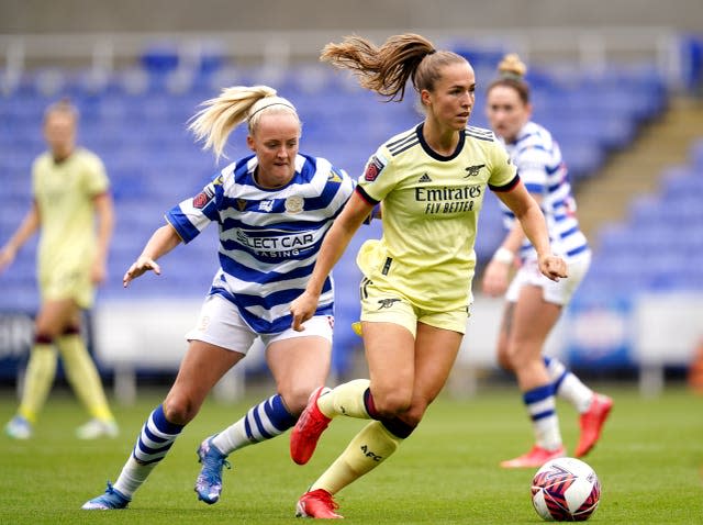 Arsenal were 4-0 winners at Reading