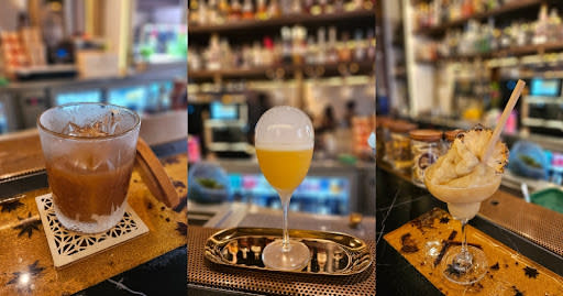 burma - cocktails at bar