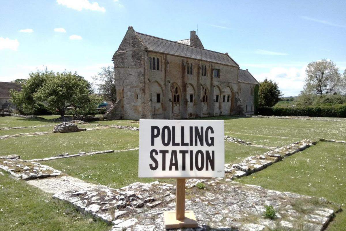 UNUSUAL POLLING VENUE: Muchelney Abbey