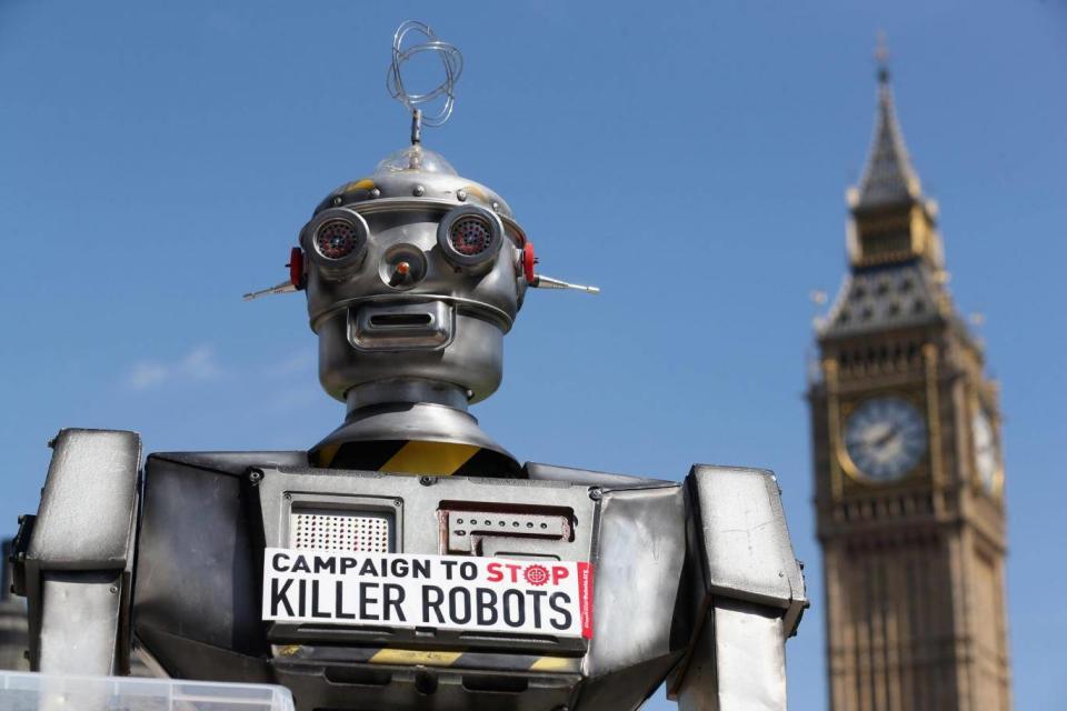 The ‘Campaign to Stop Killer Robots’ is calling for a pre-emptive ban on lethal autonomous weapons (Getty Images)