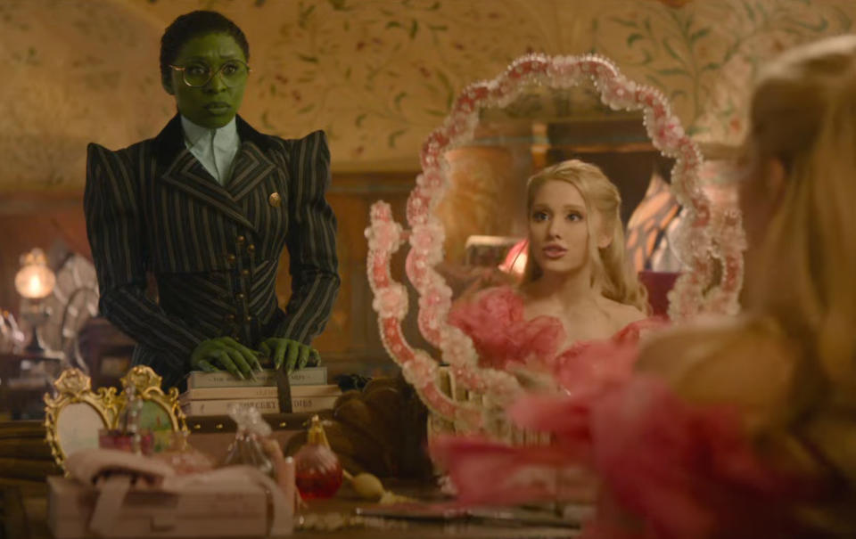 Cynthia Erivo and Ariana Grande in 'Wicked' movie