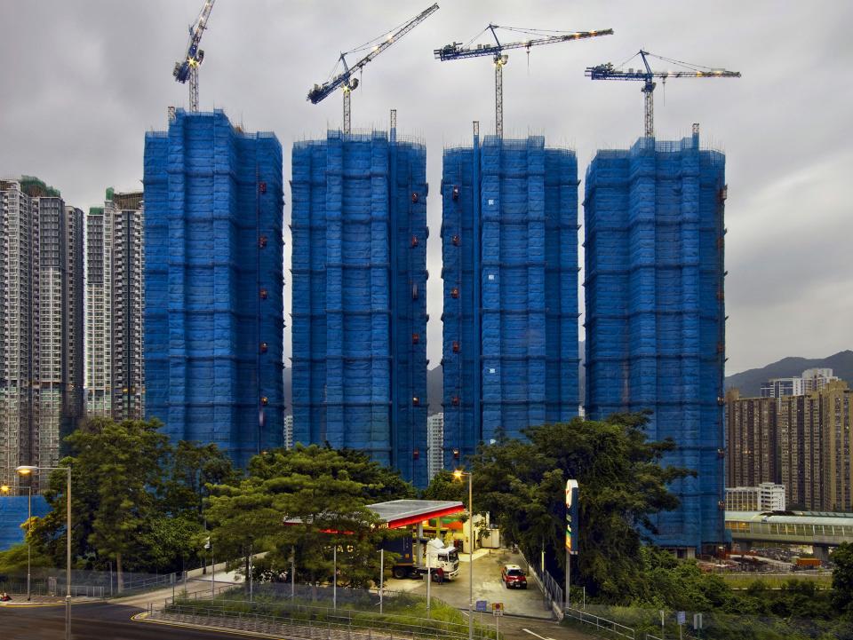 Four Blue Cocoons, Hong Kong, 2009.