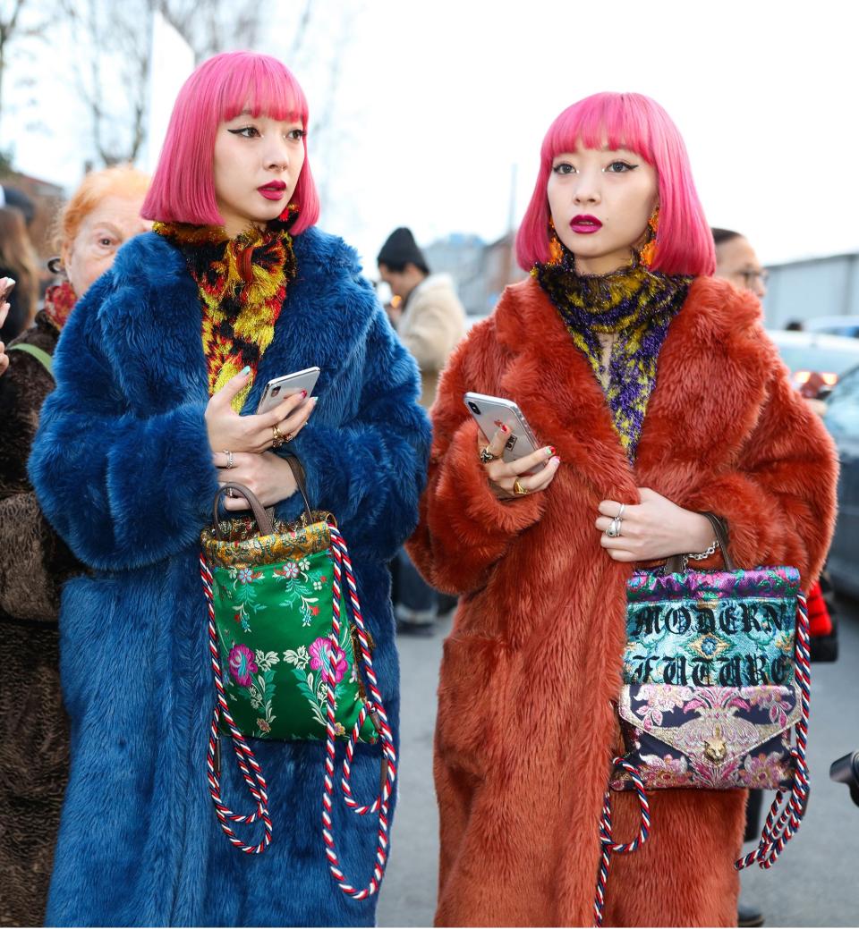 From New York to Paris, matching bleach jobs and pink bobs are sweeping the streets.