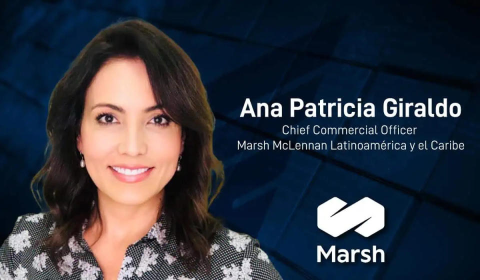 Ana Patricia Giraldo, Chief Commercial Officer Marsh McLennan Latinoamérica y el Caribe. Imagen: Cortesía Marsh McLennan