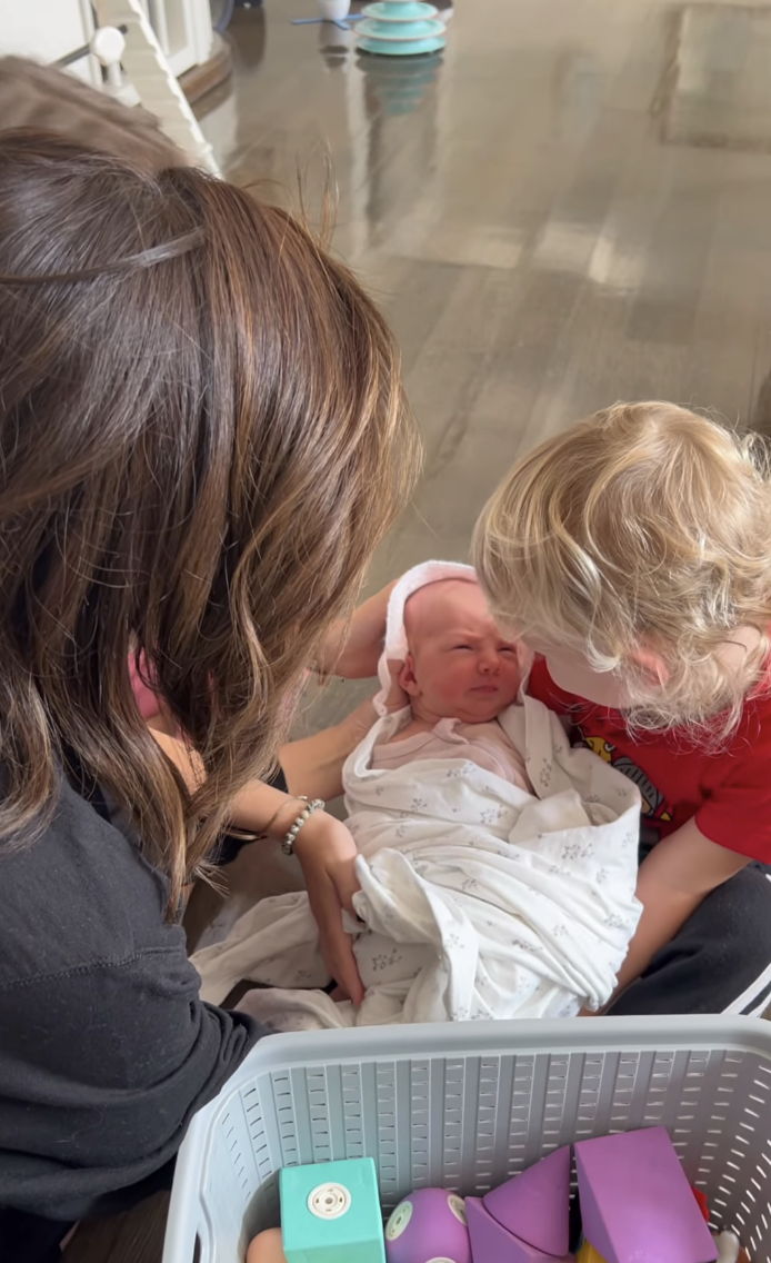 Hilaria Baldwin and her children