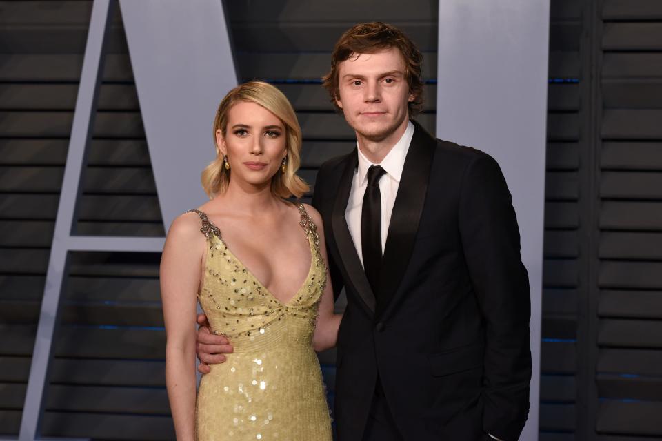 Emma Roberts and Evan Peters