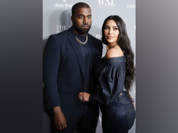 Kanye West and Kim Kardashian