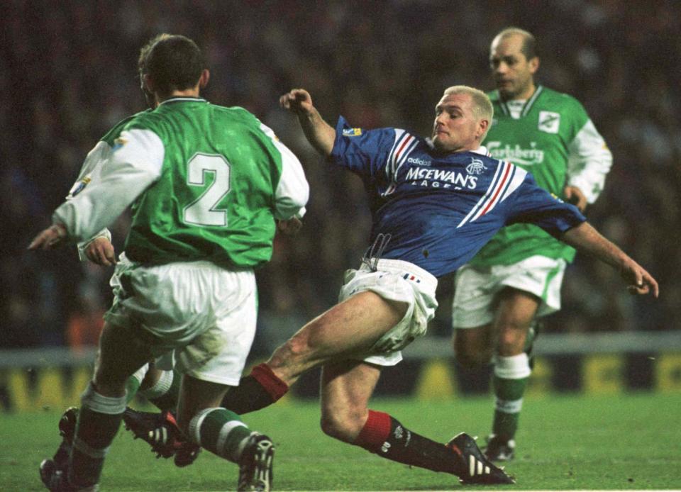 Paul the other one: Why did Paul Gascoigne get a ban for his action for Rangers against Hibs in 1995?