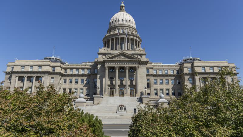 The Idaho State Capitol in downtown Boise on Sept. 23, 2022. The campaign to expand Idaho by adding a dozen Oregon counties has grown in popularity.