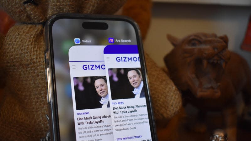 Apple is reportedly planning to take a bite out of Arc Search for its next big Safari update. - Photo: Kyle Barr / Gizmodo