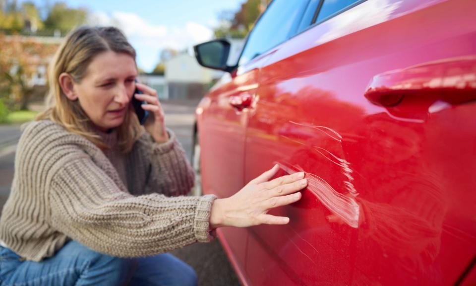 <span>Insurers’ bills for even minor scuffs and prangs are coming in at often up to 10 times the cost of repair. </span><span>Photograph: Daisy-Daisy/Alamy</span>