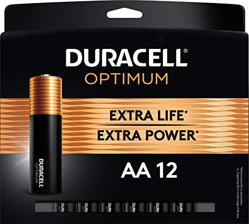 19) Duracell Optimum AA Batteries