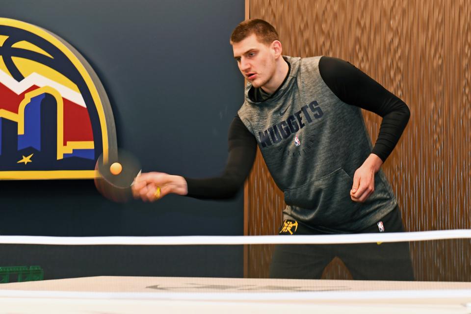 Ping-pong doesn't seem to cause as much drama in other sports—as suggested by Nuggets superstar Nikola Jokic.