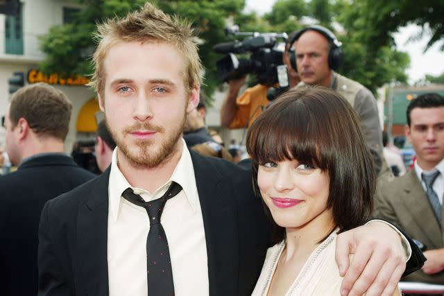 <p>Kevin Winter/Getty</p> Ryan Gosling and Rachel McAdams in 2004