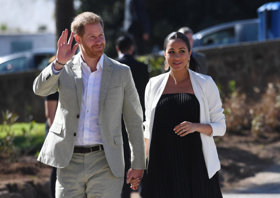 Harry and Meghan in Morocco [Photo: Getty]