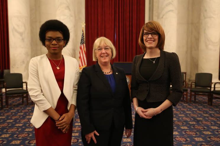 Marci Owens, Senator Patty Murray and Danni Askini. (Photo: Facebook)