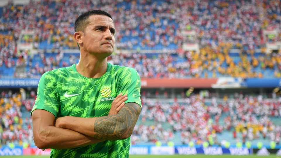 Is this the end of Tim Cahill’s Socceroos era? Pic: Getty