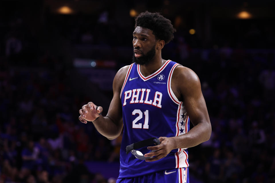 Joel Embiid：「熱火缺少一個球星」。(Photo by Tayfun Coskun/Anadolu Agency via Getty Images)