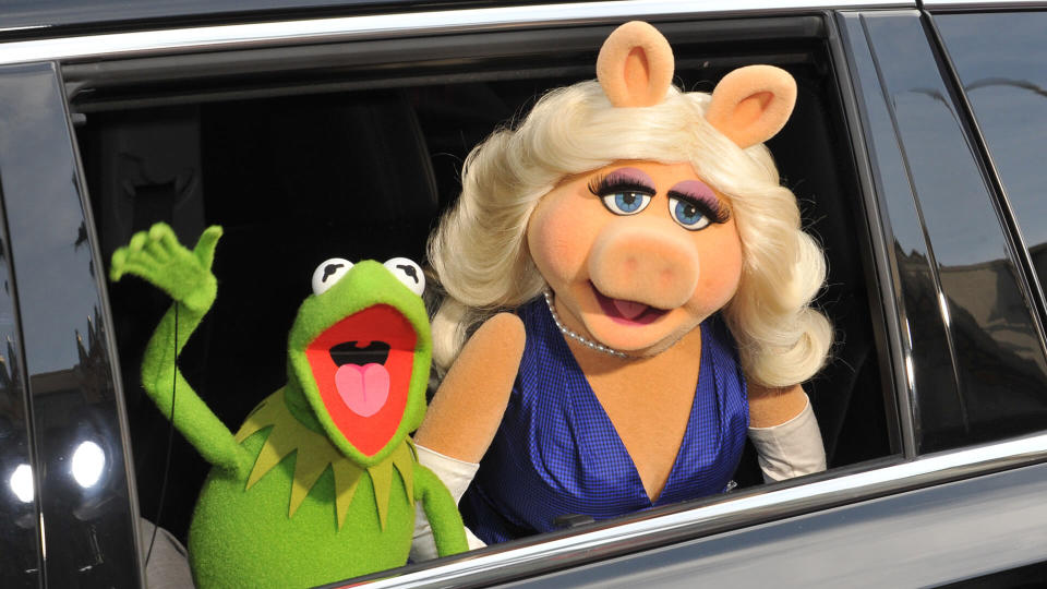 Kermit and Miss Piggy Muppets