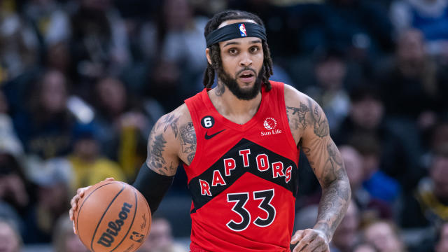 Download Gary Trent Jr In Toronto Raptors Jersey Wallpaper