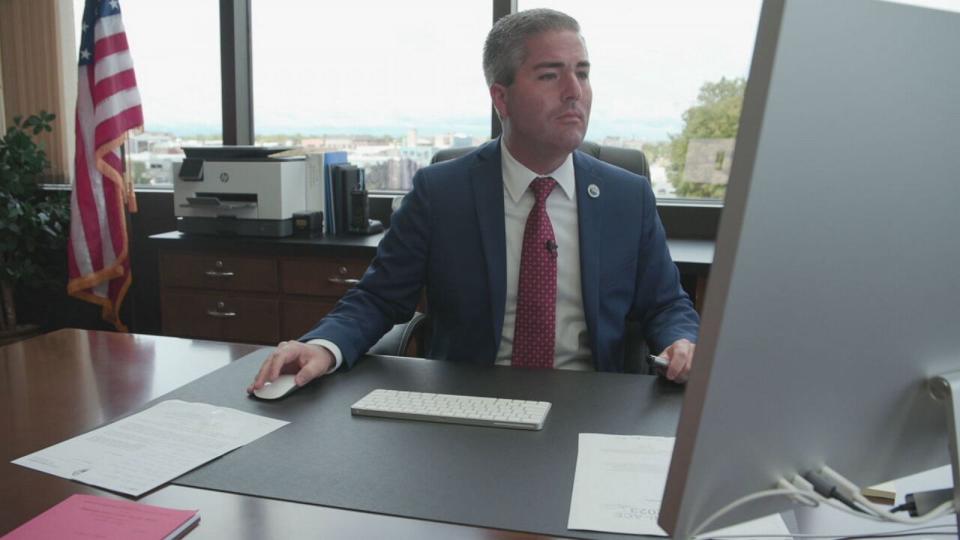 PHOTO: James Freed, city manager of Port Huron, Mich., says public officials have the right to maintain personal social media accounts free from restrictions on censorship and blocking. (ABC News)