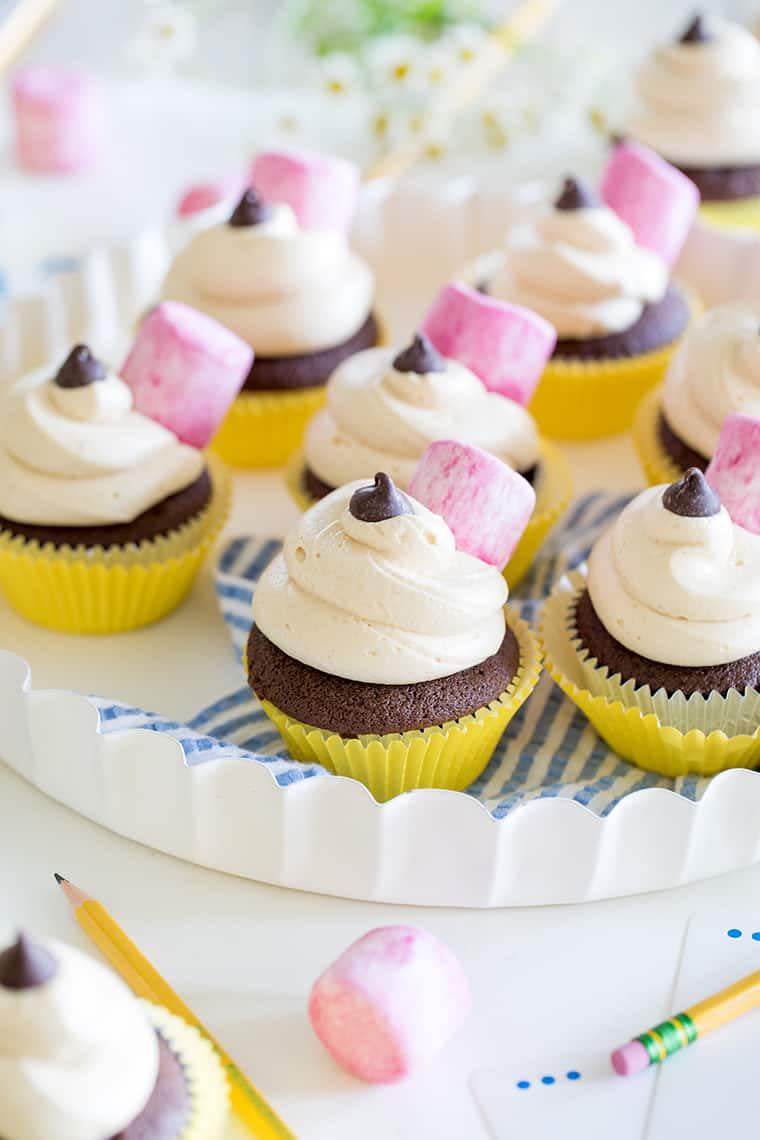 No. 2 Pencil Cupcakes