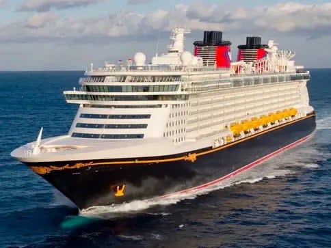 Das Kreuzfahrtschiff Disney Dream. - Copyright: David Roark/photographer