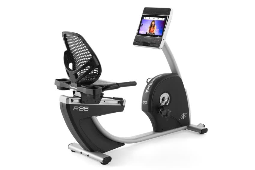 <p><a href="https://go.redirectingat.com?id=74968X1596630&url=https%3A%2F%2Fwww.nordictrack.com%2Fexercise-bikes%2Fcommercial-r35-recumbent-bike&sref=https%3A%2F%2F" rel="nofollow noopener" target="_blank" data-ylk="slk:Shop Now;elm:context_link;itc:0;sec:content-canvas" class="link ">Shop Now</a></p><p>Commercial R35</p><p>nordictrack.com</p><p>$1299.00</p>