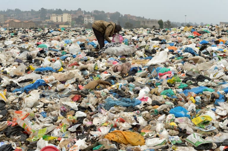 The authors of the new report say global action is needed to reduce plastic waste