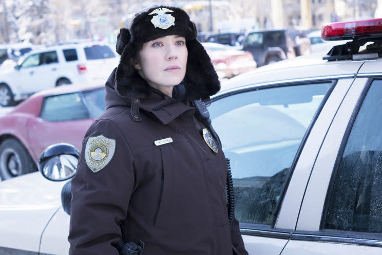 Carrie Coon as Gloria Burgle in FX's Fargo. (Credit: FX)