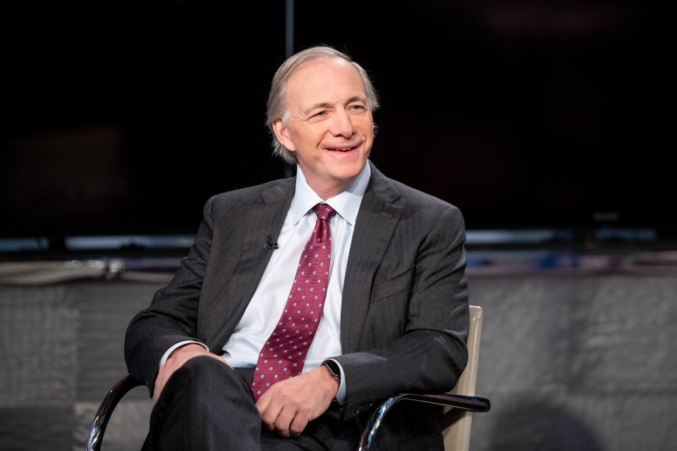 NEW YORK, NEW YORK - NOVEMBER 30: Bridgewater Associated founder Ray Dalio visits 