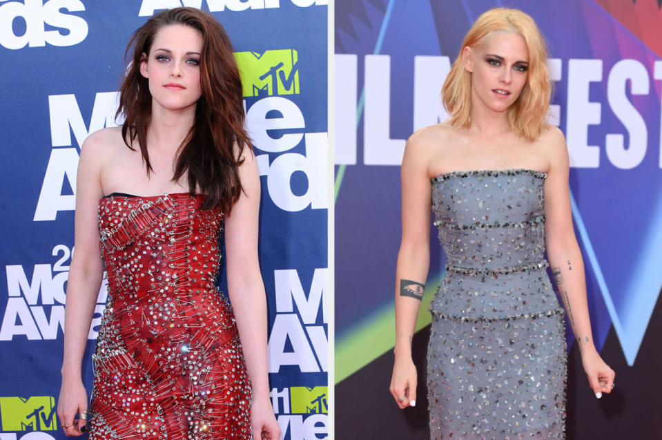 Kristen Stewart at the 2011 MTV Movie Awards, Kristen Stewart at the UK premiere of Spencer